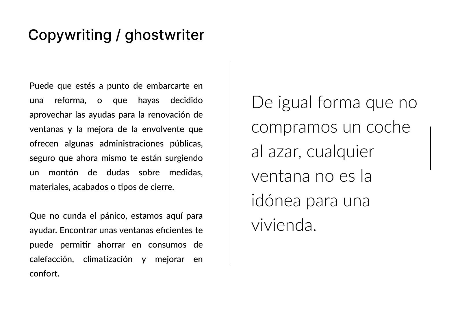 copywriting ejemplos