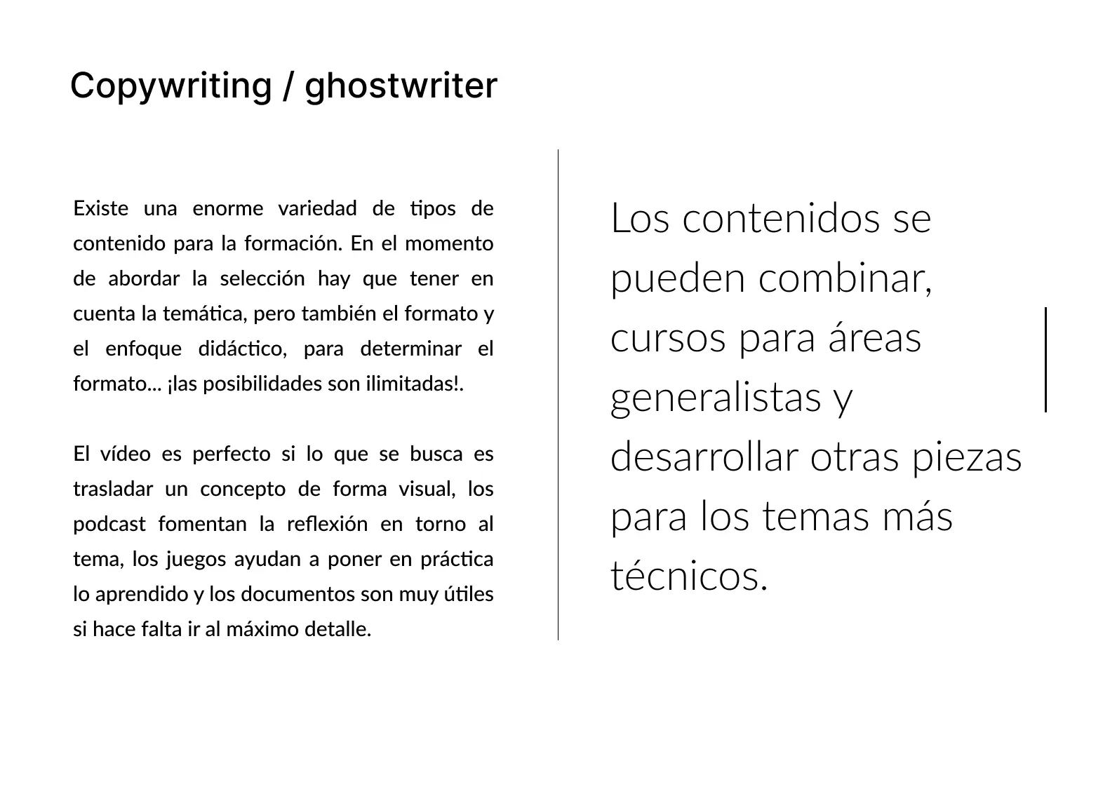 redacción freelance ejemplos